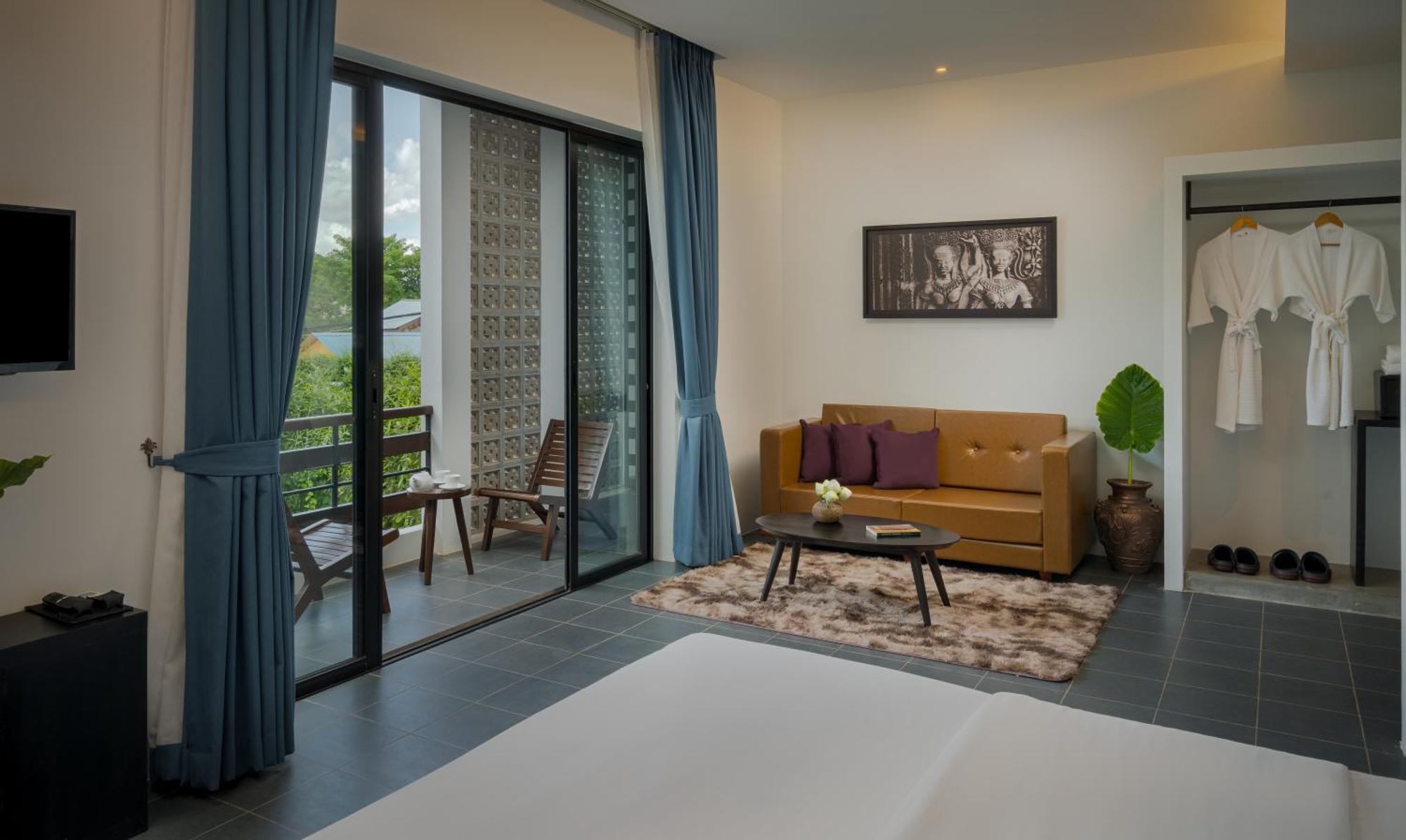 Eightfold Urban Resort Siem Reap Rom bilde Deluxe Room